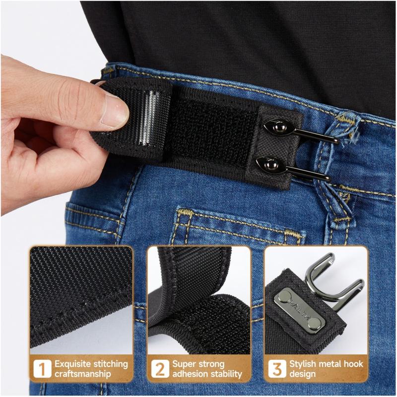 HAILTH Unisex Elastic Belt – 2026 Summer Tactical Metal Hook