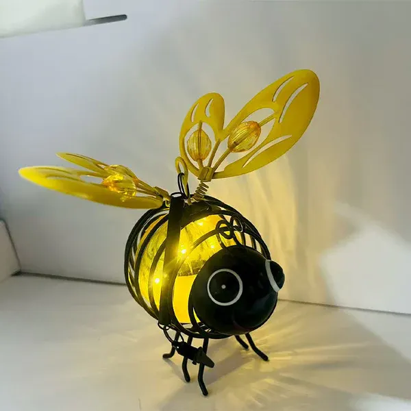 Magically Mailed LIMITED-TIME 50% OFF! Hanging Solar Bee Light – Spread Joy Day and Night 🌞🌜