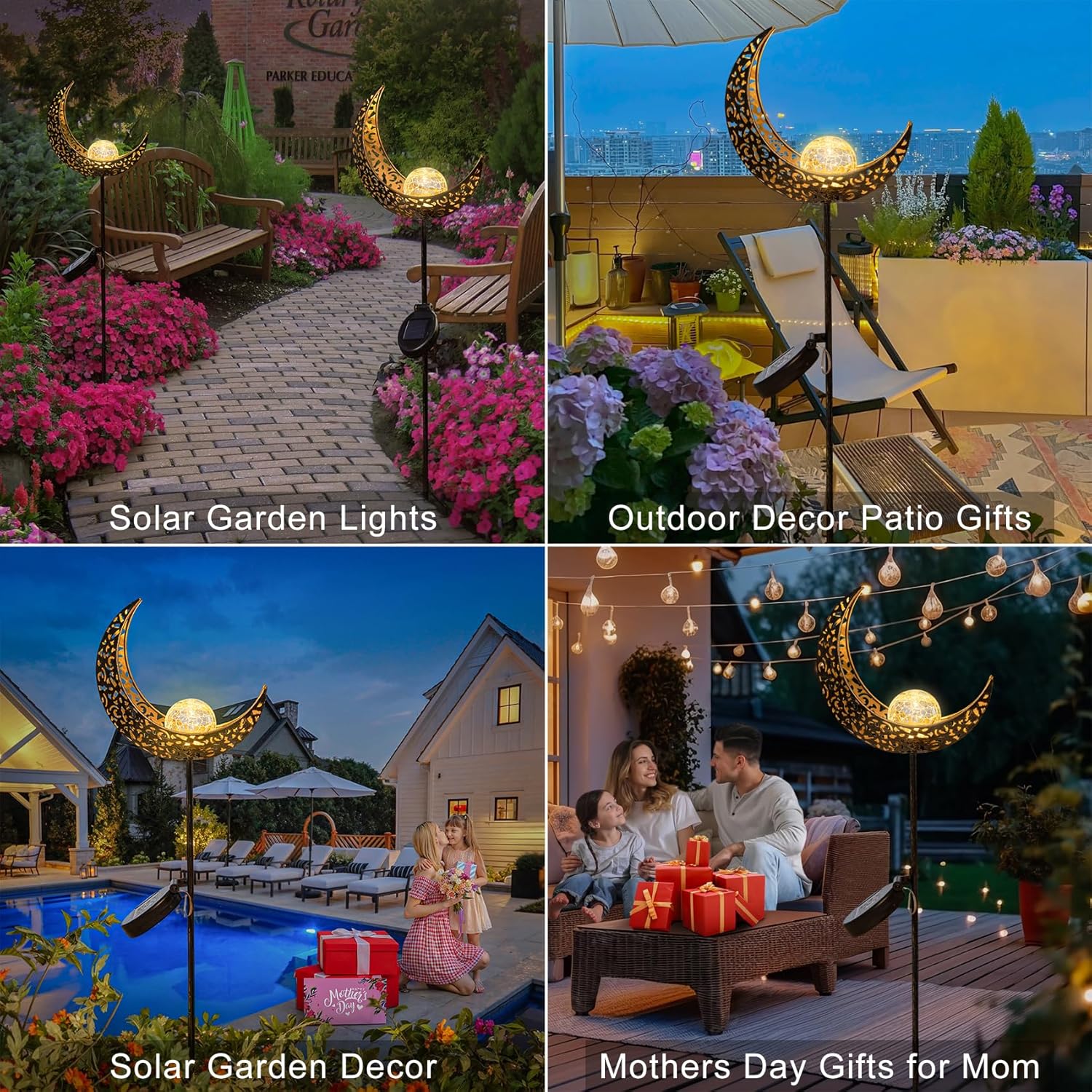 Solar Garden Lights – Transform Your Garden, Patio & Backyard with Warm Glow