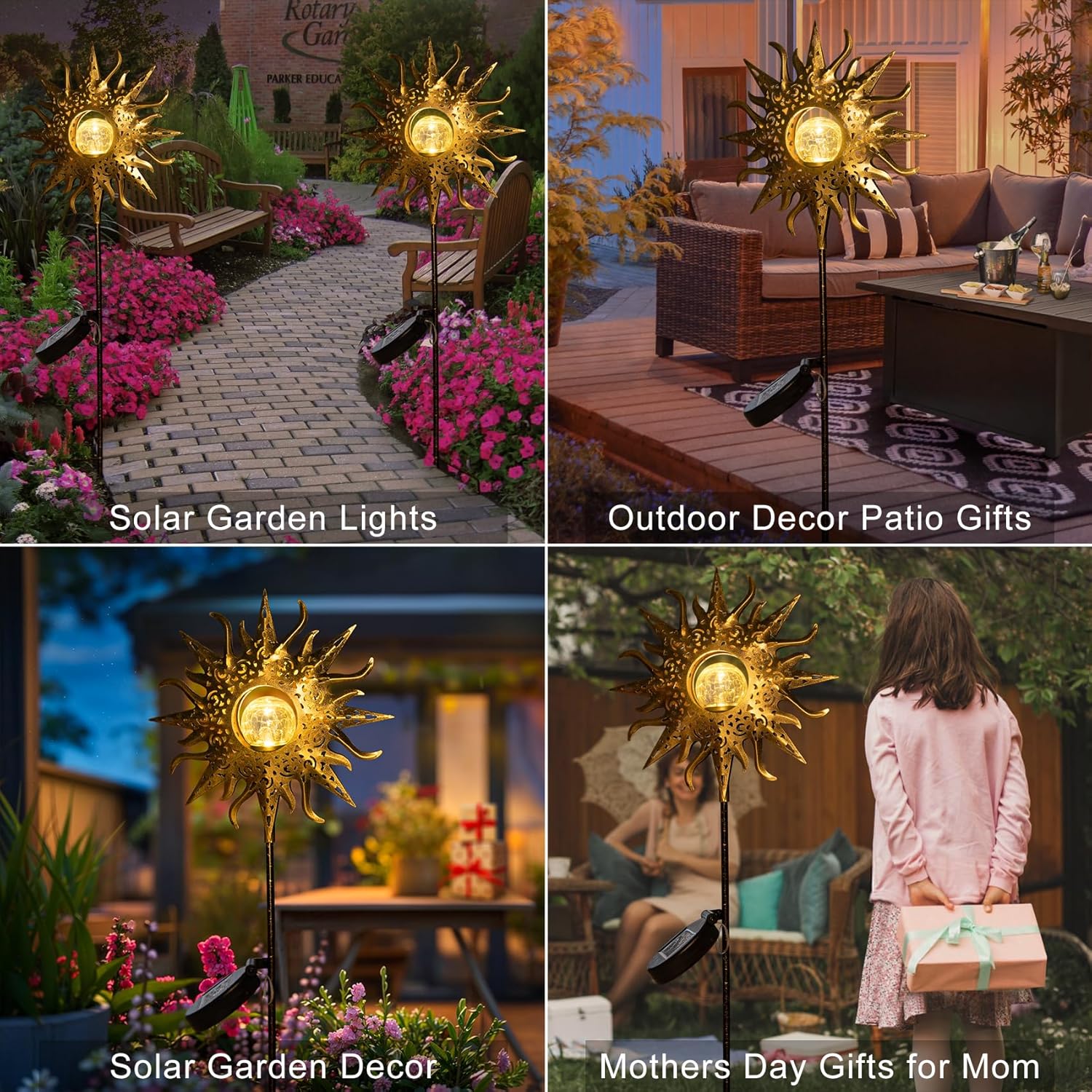 Solar Garden Lights – Transform Your Garden, Patio & Backyard with Warm Glow