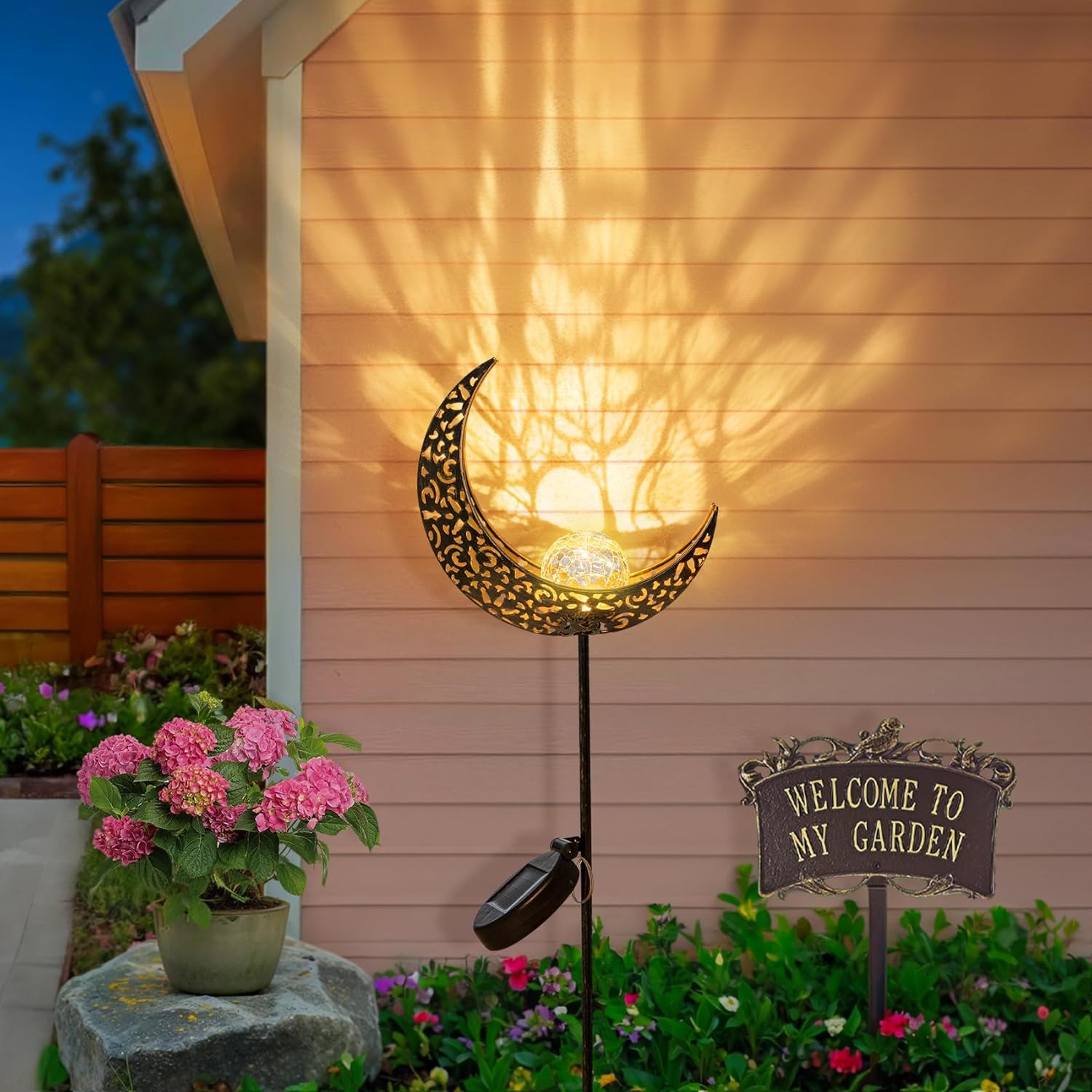 Solar Garden Lights – Transform Your Garden, Patio & Backyard with Warm Glow