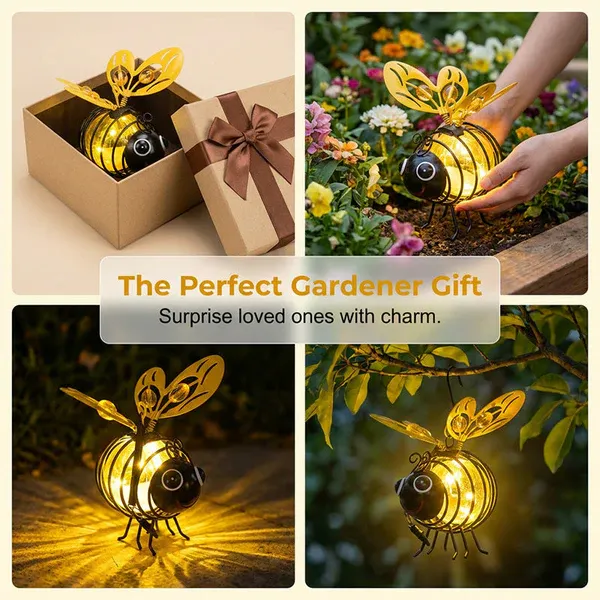 Magically Mailed LIMITED-TIME 50% OFF! Hanging Solar Bee Light – Spread Joy Day and Night 🌞🌜