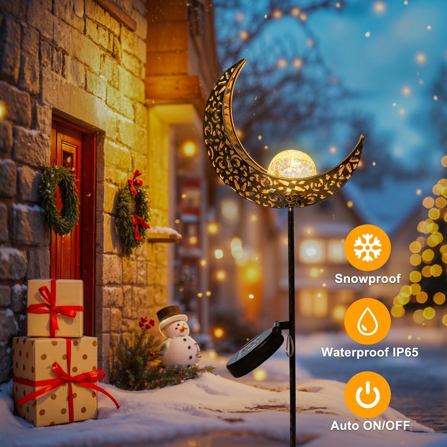 Solar Garden Lights – Transform Your Garden, Patio & Backyard with Warm Glow
