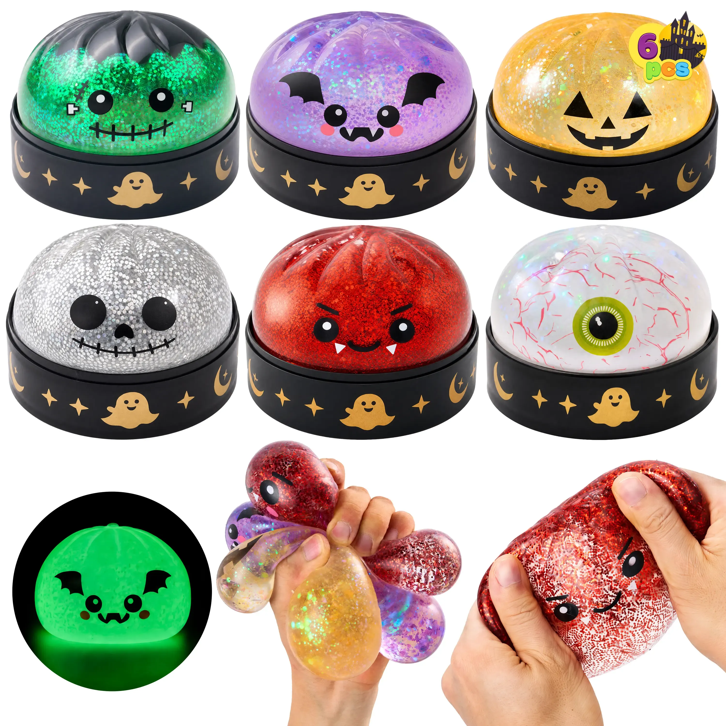 Halloween Slow-Rebound Squishy Toys – Pumpkin & Devil Designs