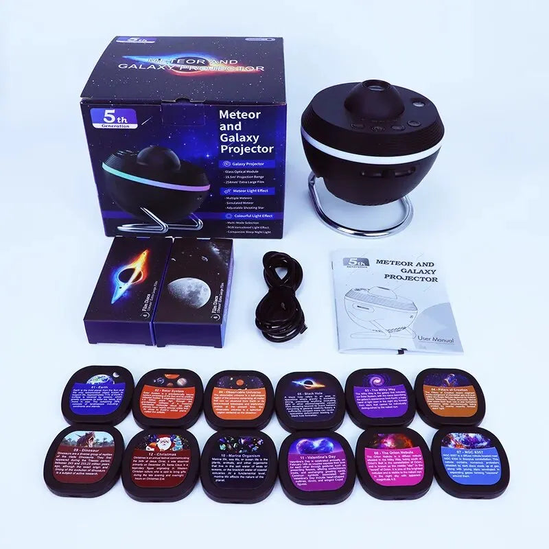 ✨12-in-1 Galaxy Star Projector Night Light