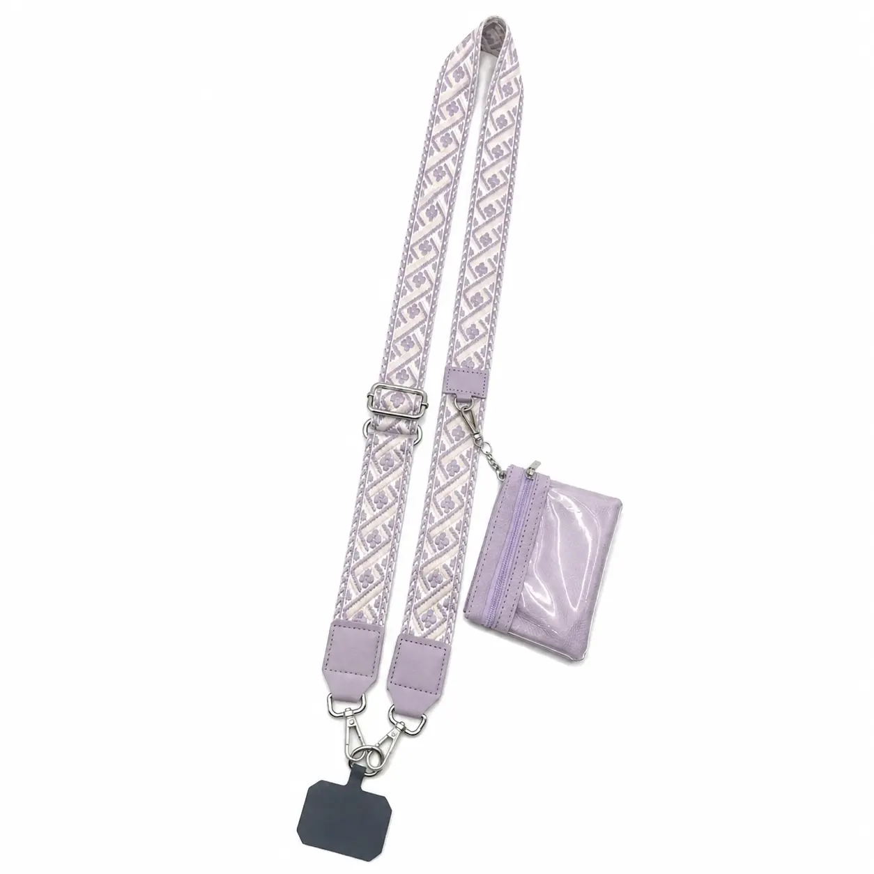 Clip and Go Strap for Phone With Wallet Crossbody, Phone Strap With Wallet
