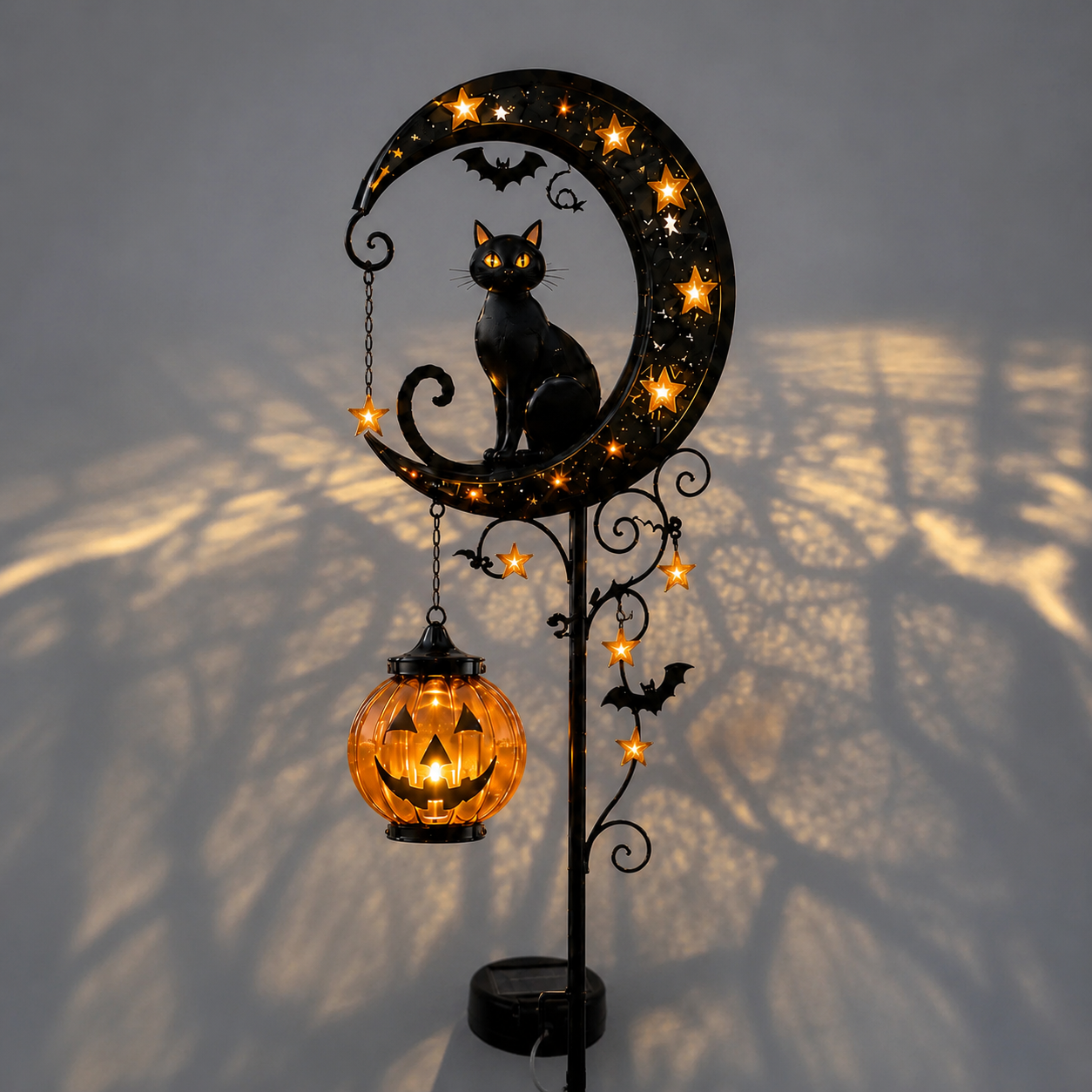 Magically Mailed Halloween Early Bird Sale | 49% OFF Pumpkin Moon Garden Stake Light