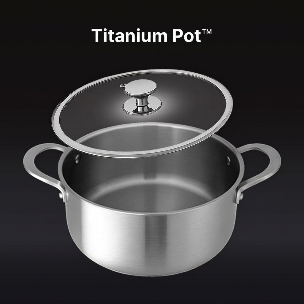 Magically Mailed Titanium 12-Piece Cookware System