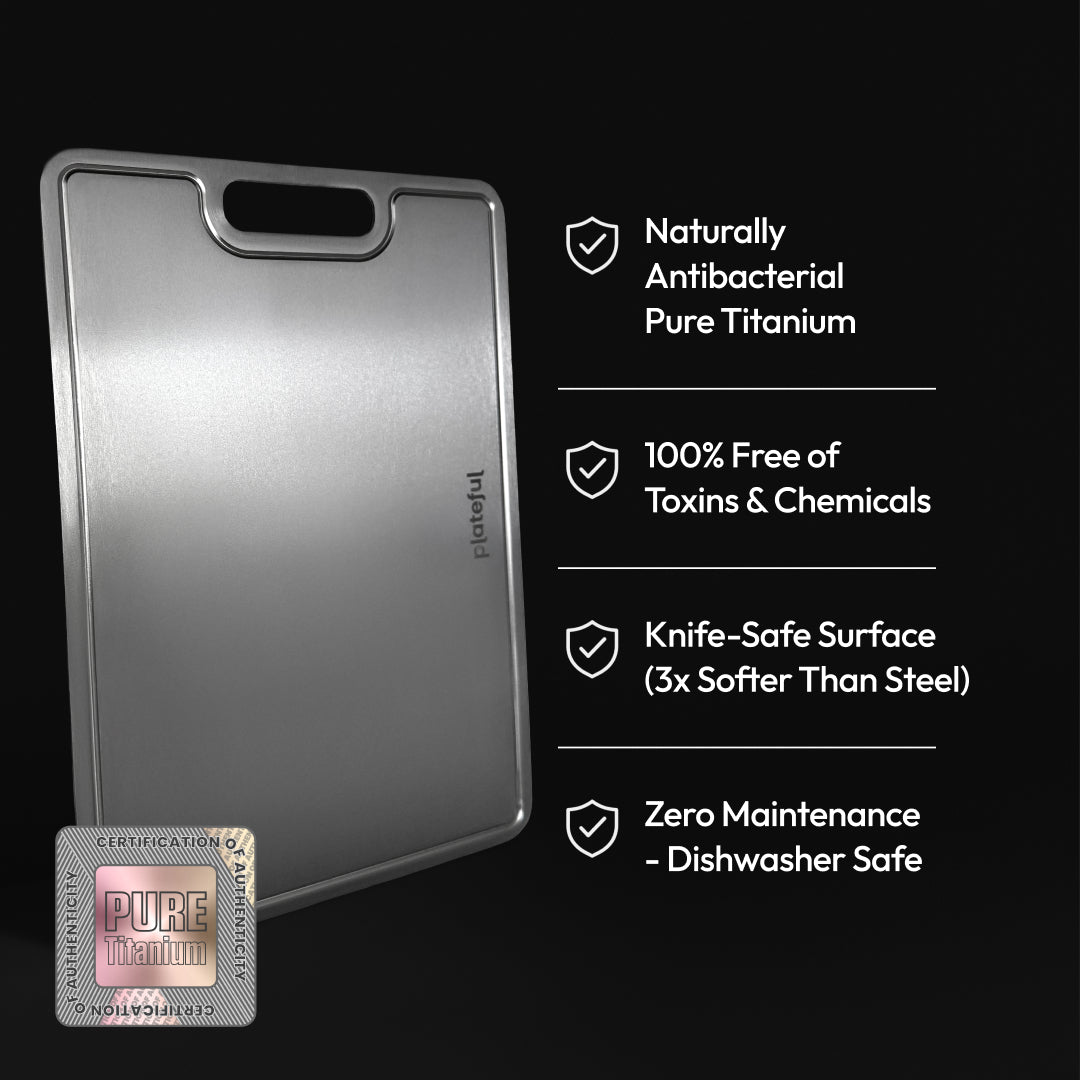 Magically Mailed Titanium Pro Cutting Board