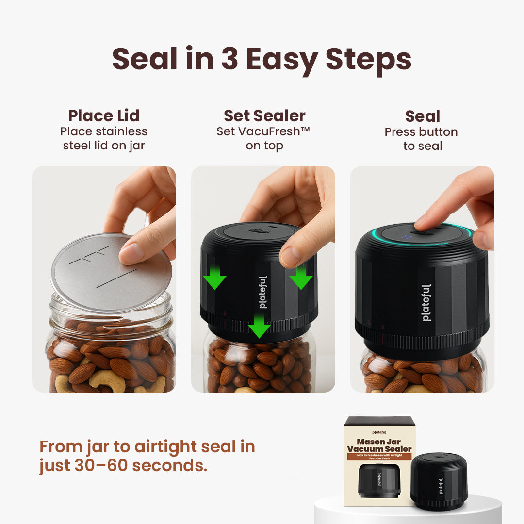 Magically Mailed Mason Jar Vacuum Sealer