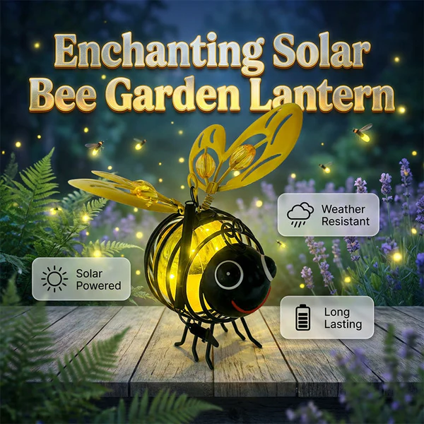 Magically Mailed LIMITED-TIME 50% OFF! Hanging Solar Bee Light – Spread Joy Day and Night 🌞🌜