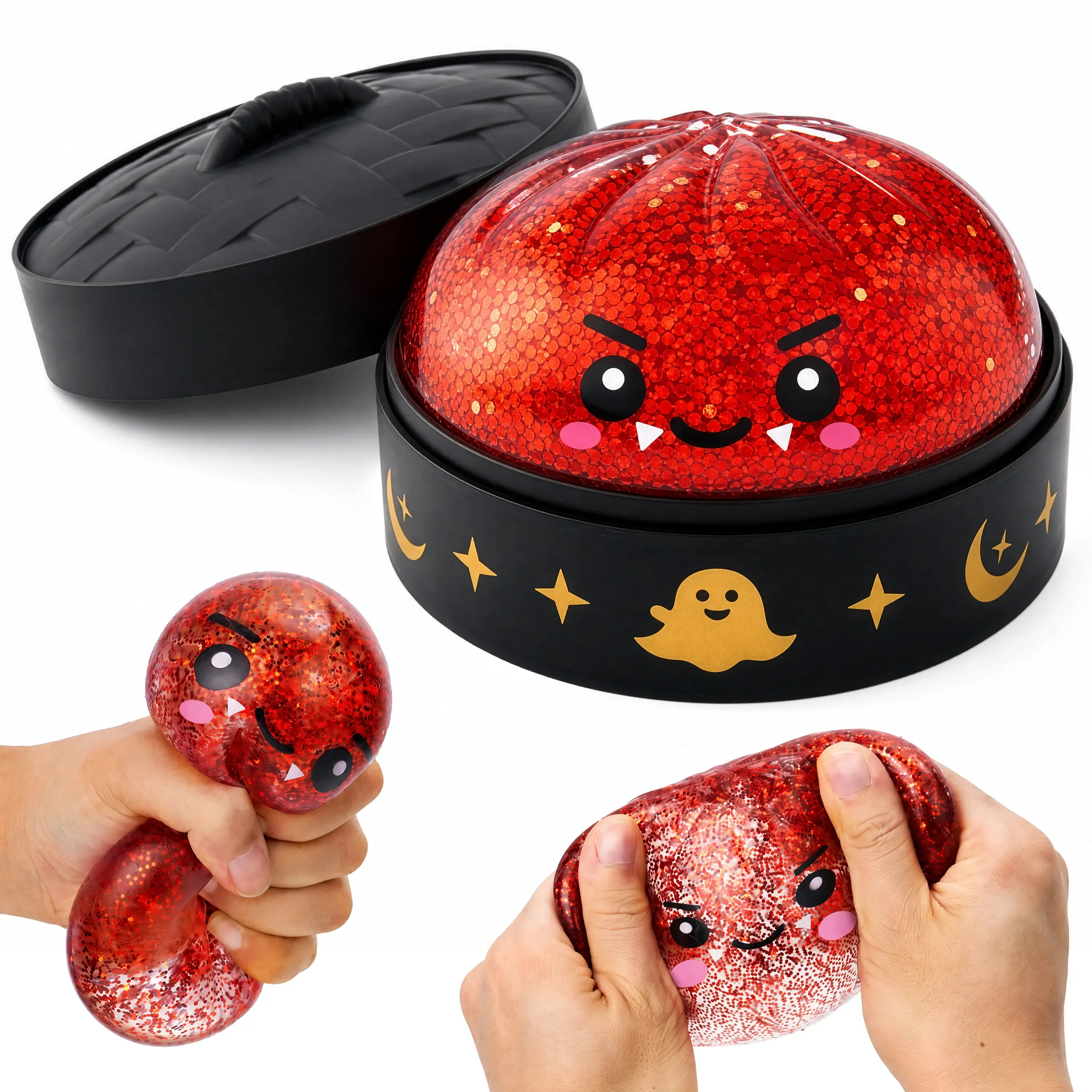 Halloween Slow-Rebound Squishy Toys – Pumpkin & Devil Designs