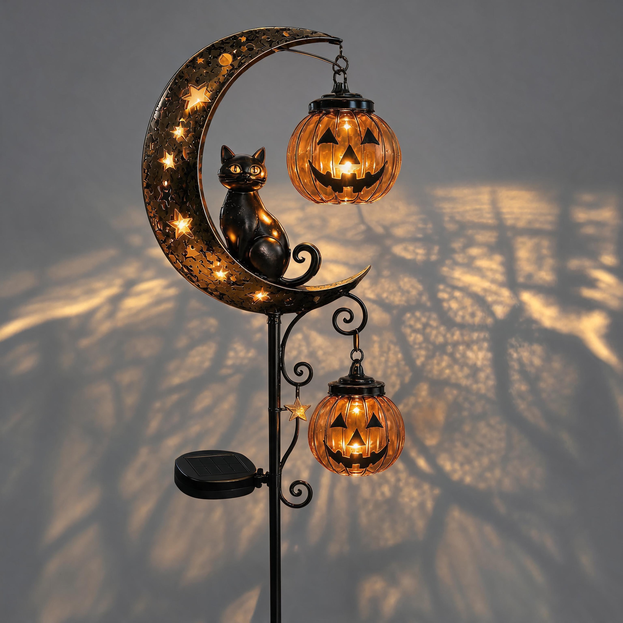 Magically Mailed Halloween Early Bird Sale | 49% OFF Pumpkin Moon Garden Stake Light