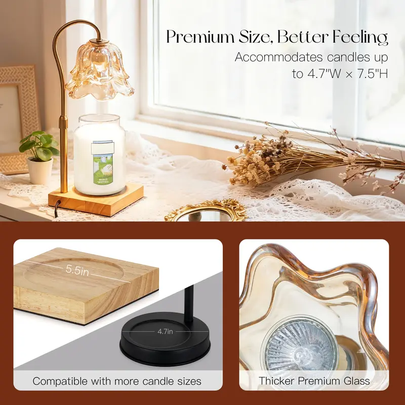 The Lily Heirloom Candle Warmer Lamp