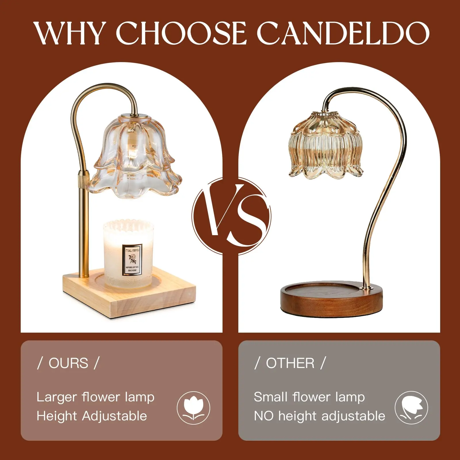 The Lily Heirloom Candle Warmer Lamp