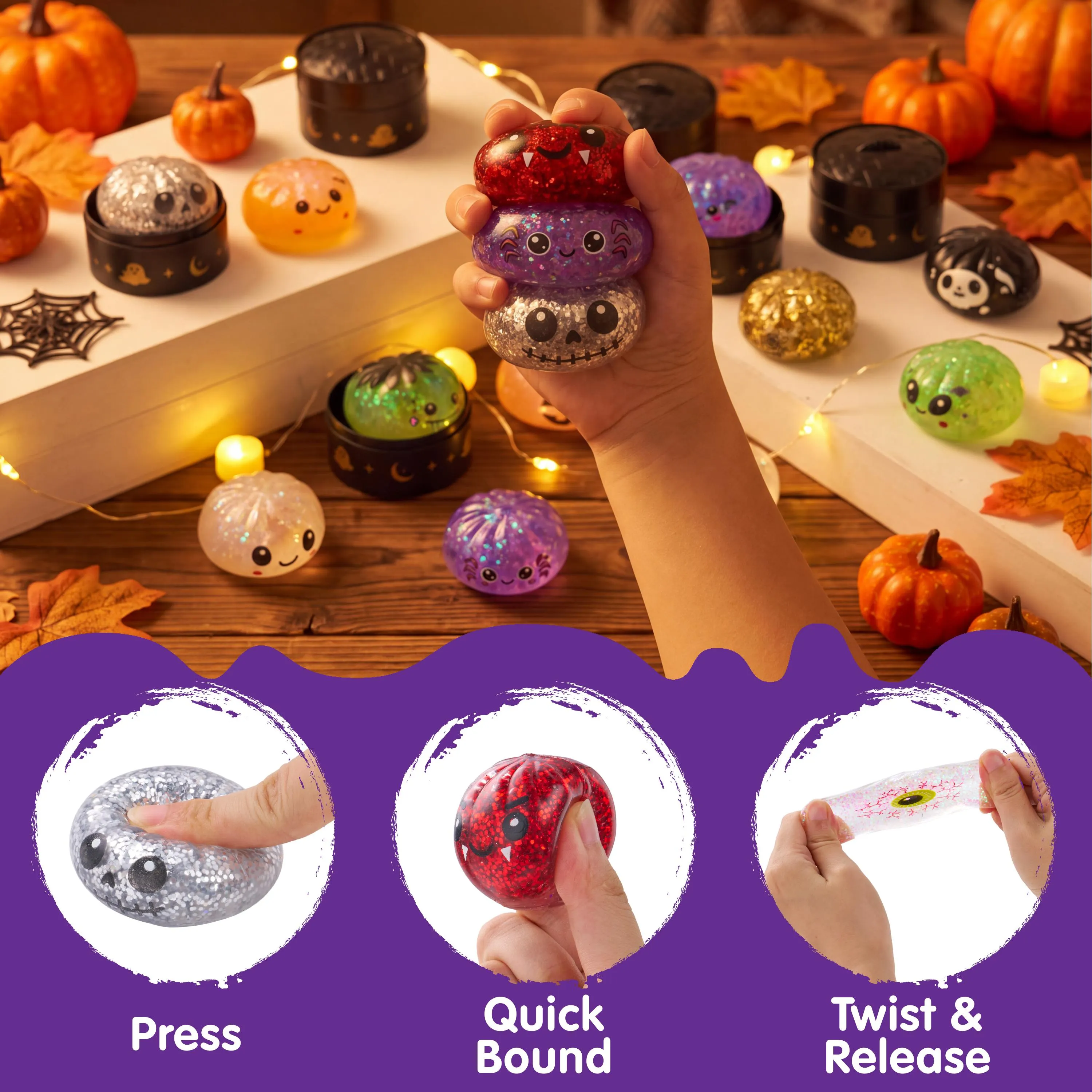 Halloween Dumpling Stress Relief Toys, 1pcs/3pcs/6pcs/12pcs with Steamer Storage Boxes,Slow‑rebound maltose squishy toys, ideal for Halloween party gifts, featuring grimace pumpkin and little devil designs,12pcs Mini Dumpling(5cm) Halloween Dumpling Stress Relief Toys, 1pcs/3pcs/6pcs/12pcs with Steamer Storage Boxes,Slow‑rebound maltose squishy toys, ideal for Halloween party gifts, featuring grimace pumpkin and little devil designs,12pcs Mini Dumpling(5cm)