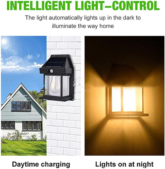 Solar Powered Outdoor Wall Lights
