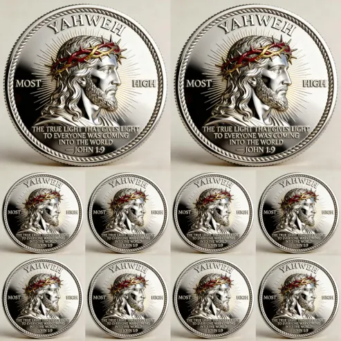 🙏“Yahweh – The Living Light” Faith Commemorative Coin