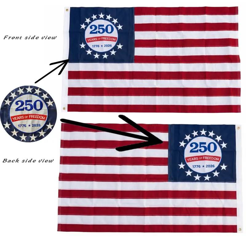 QLASH 250th Anniversary USA Flag 3x5 Ft