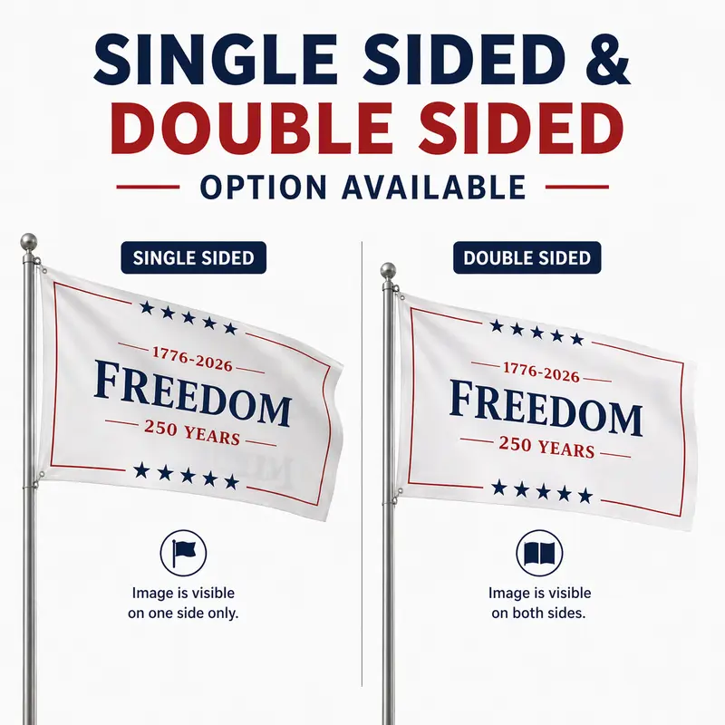 Freedom 250 Years Flag – 1776–2026