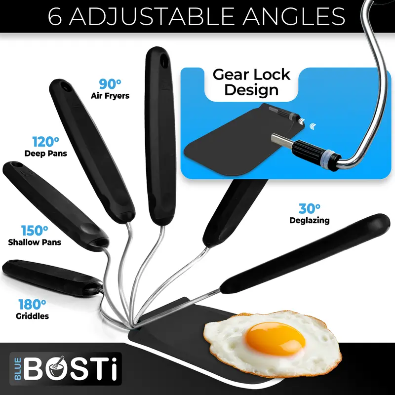 Spatula with adjustable angles, a must have kitchen gadget! Kitchen accessories should serve a purpose!