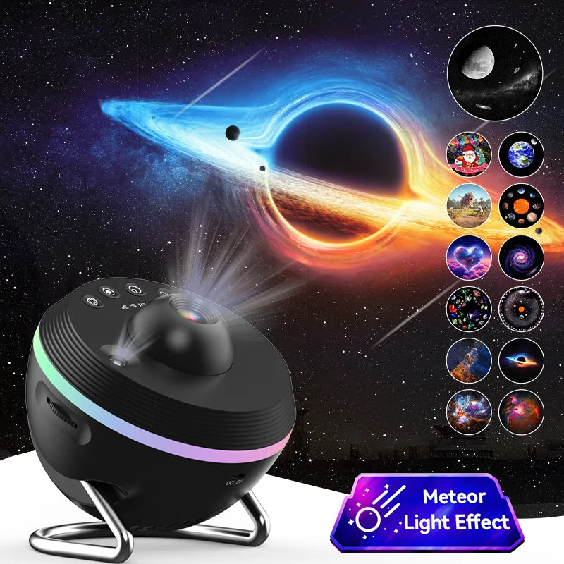 ✨12-in-1 Galaxy Star Projector Night Light