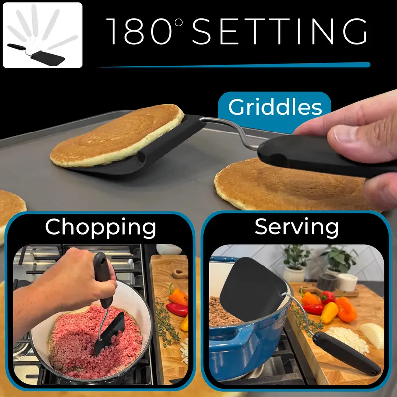 Spatula with adjustable angles, a must have kitchen gadget! Kitchen accessories should serve a purpose!