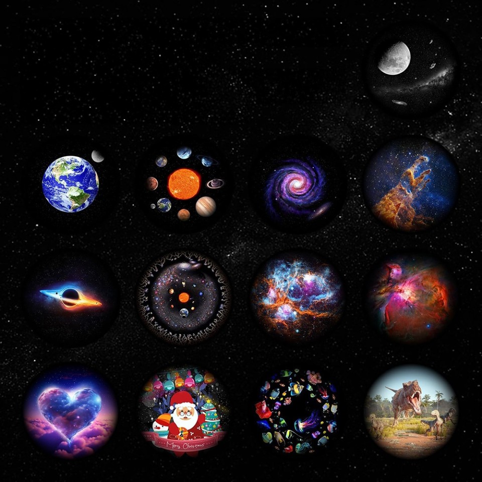 ✨12-in-1 Galaxy Star Projector Night Light