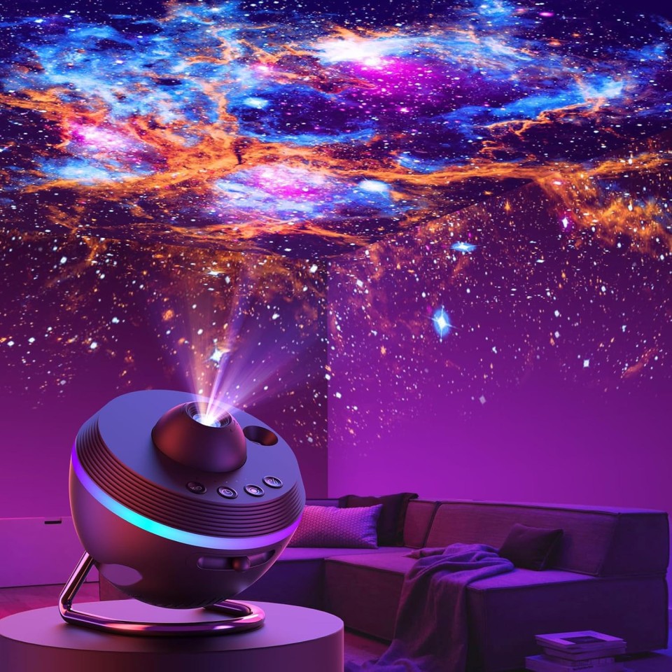 ✨12-in-1 Galaxy Star Projector Night Light