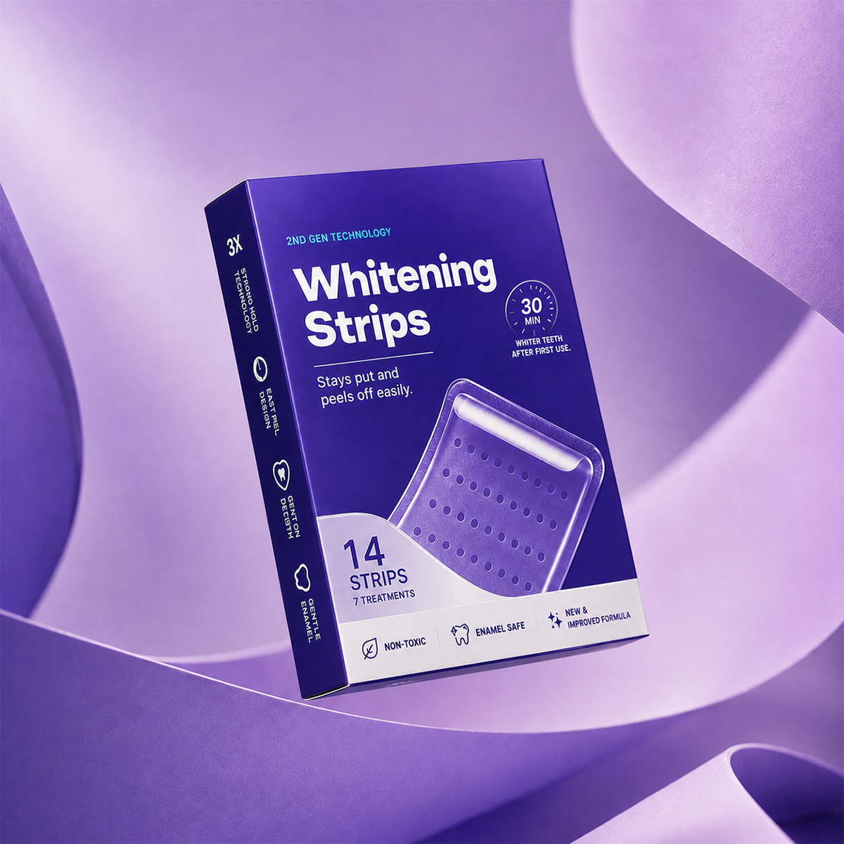Lace and Lush Purple Teeth Whitening Strips