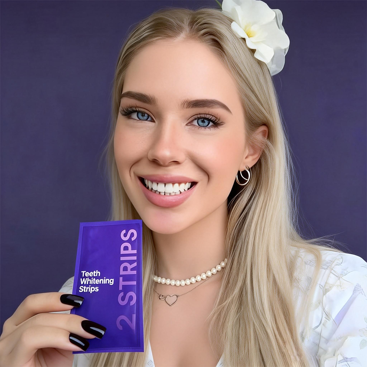 Lace and Lush Purple Teeth Whitening Strips