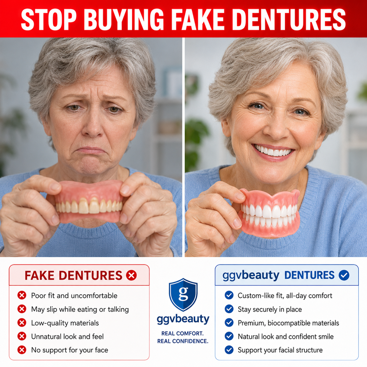 Lace and Lush Custom—Fit Dentures for Everyday Comfort