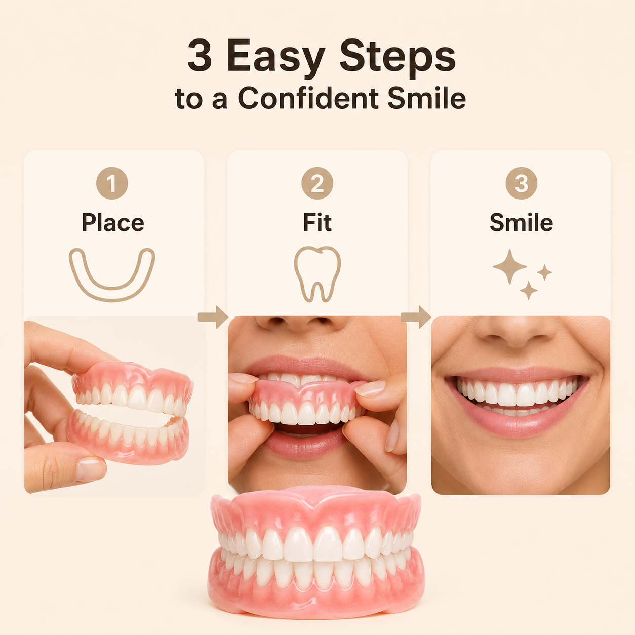 Lace and Lush Premium Full Cover Dentures