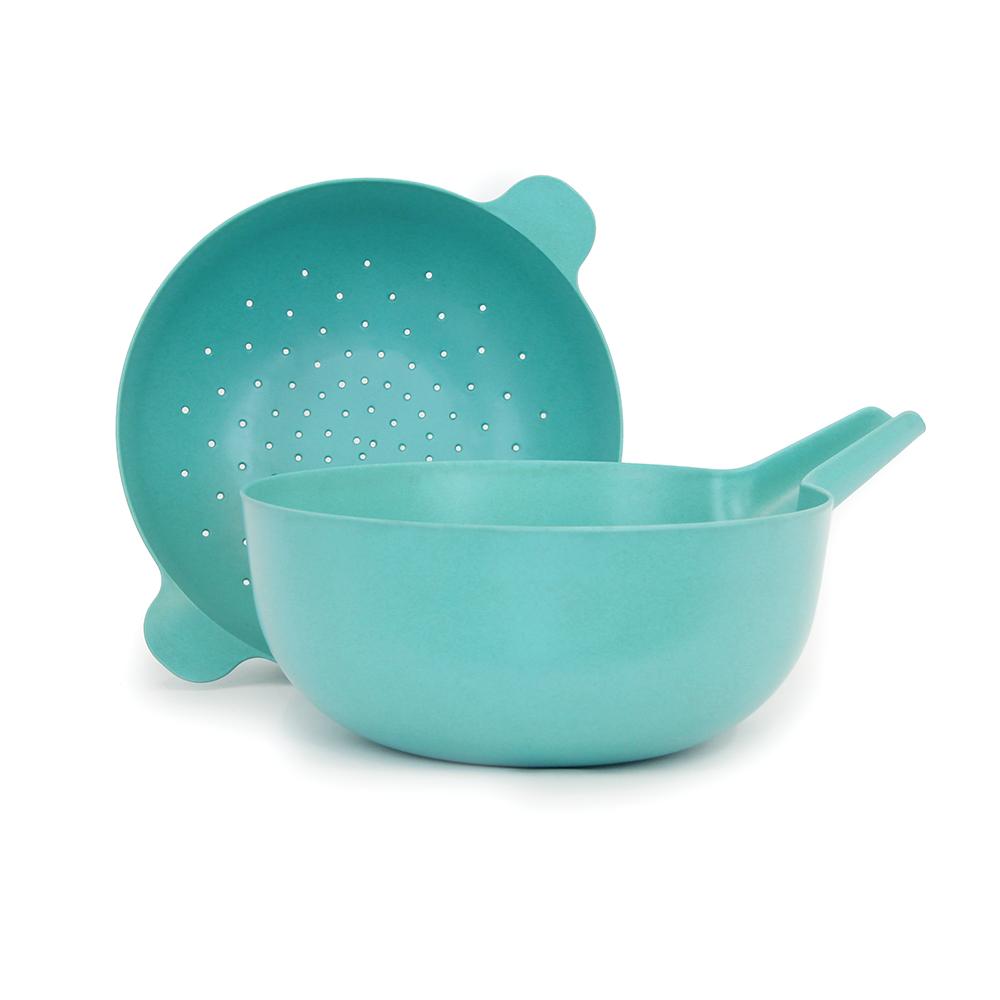 Lace and Lush Large Mixing Bowl and Colander Set