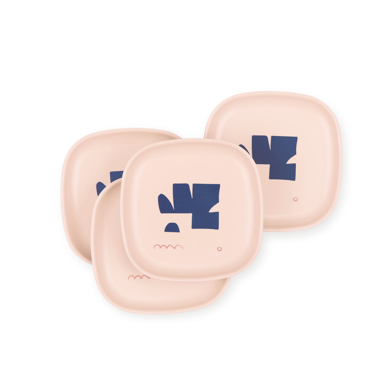 Lace and Lush Illustrated Side Plate Set