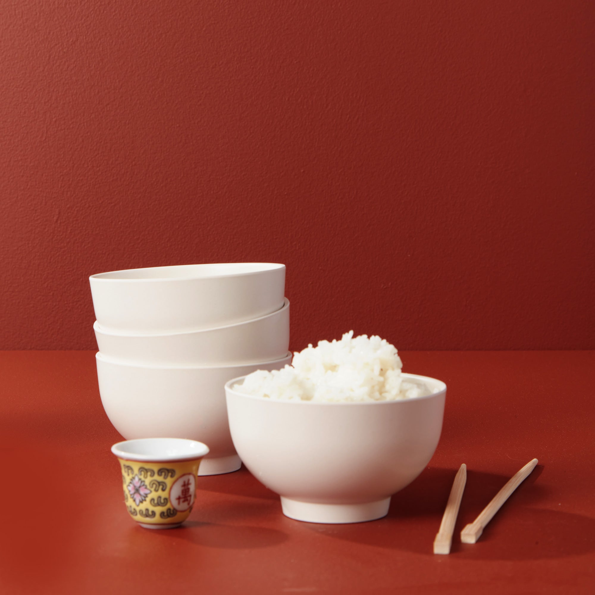 Lace and Lush Rice Bowl - Set of 4