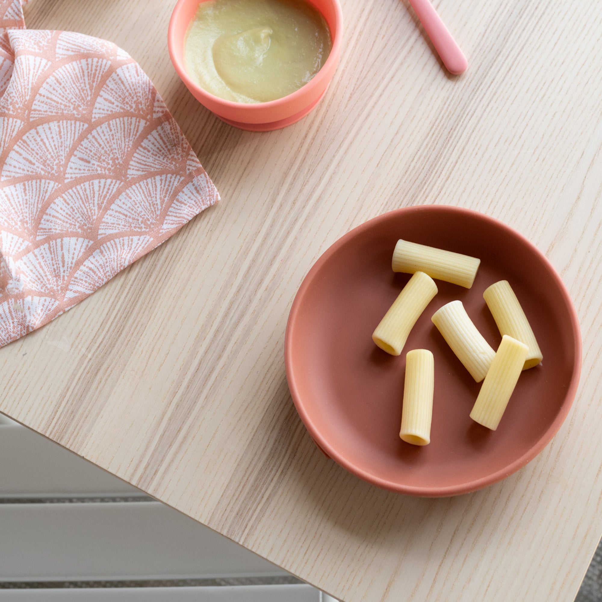 Lace and Lush Silicone Suction Baby Plate Set