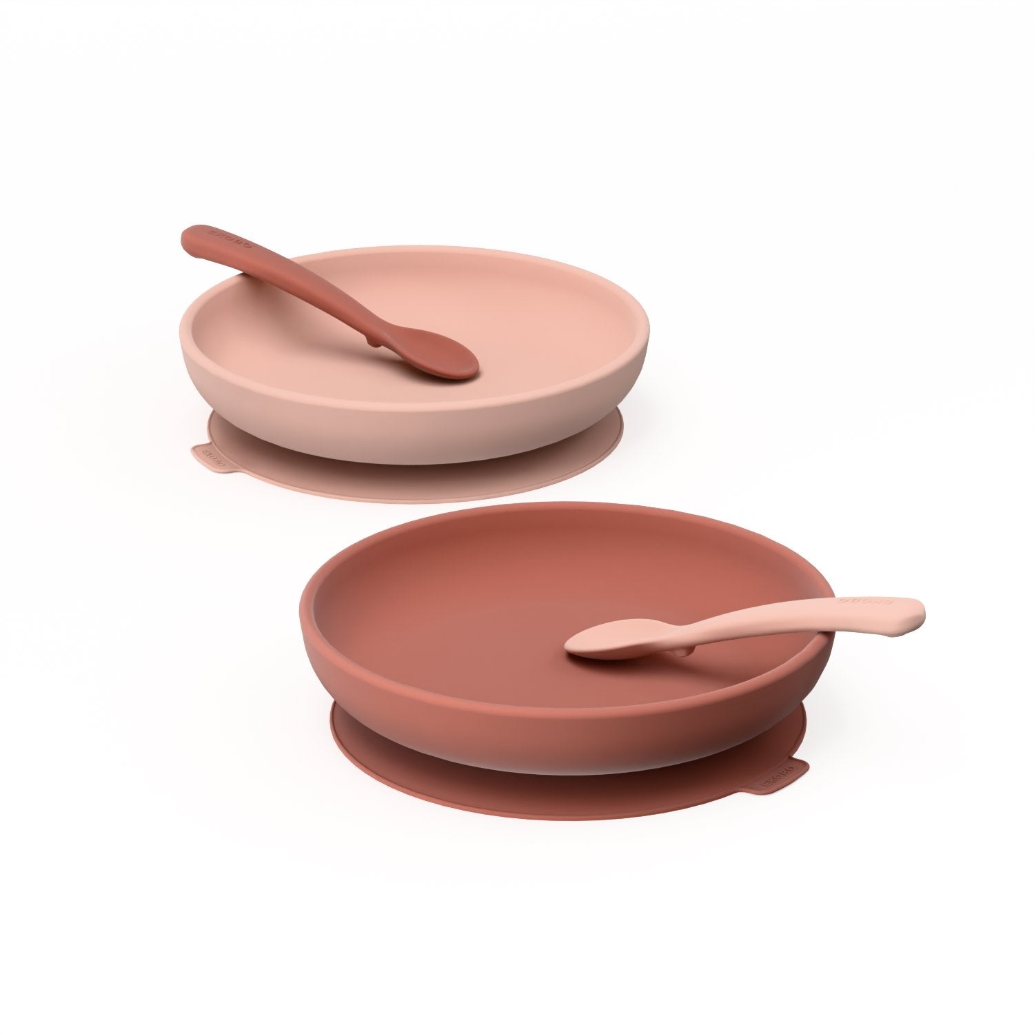 Lace and Lush Silicone Suction Baby Plate Set
