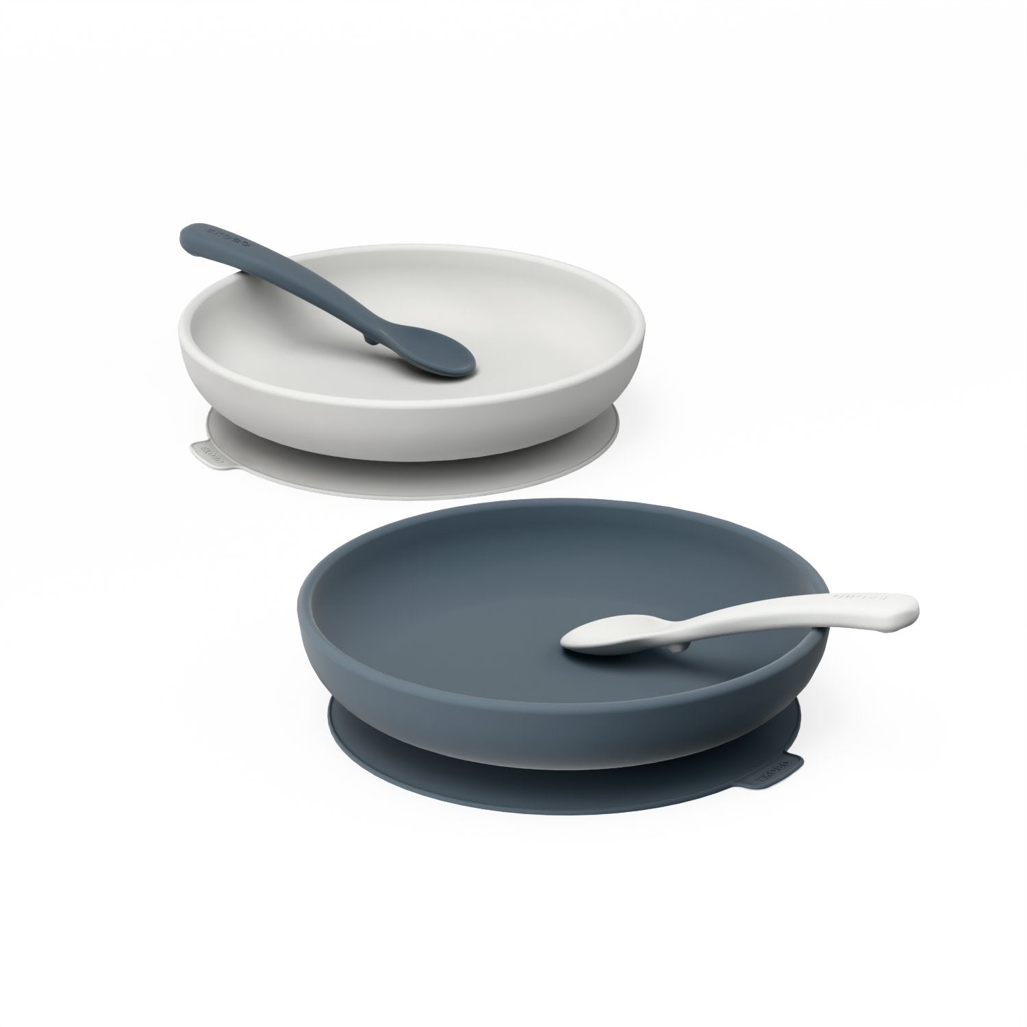 Lace and Lush Silicone Suction Baby Plate Set