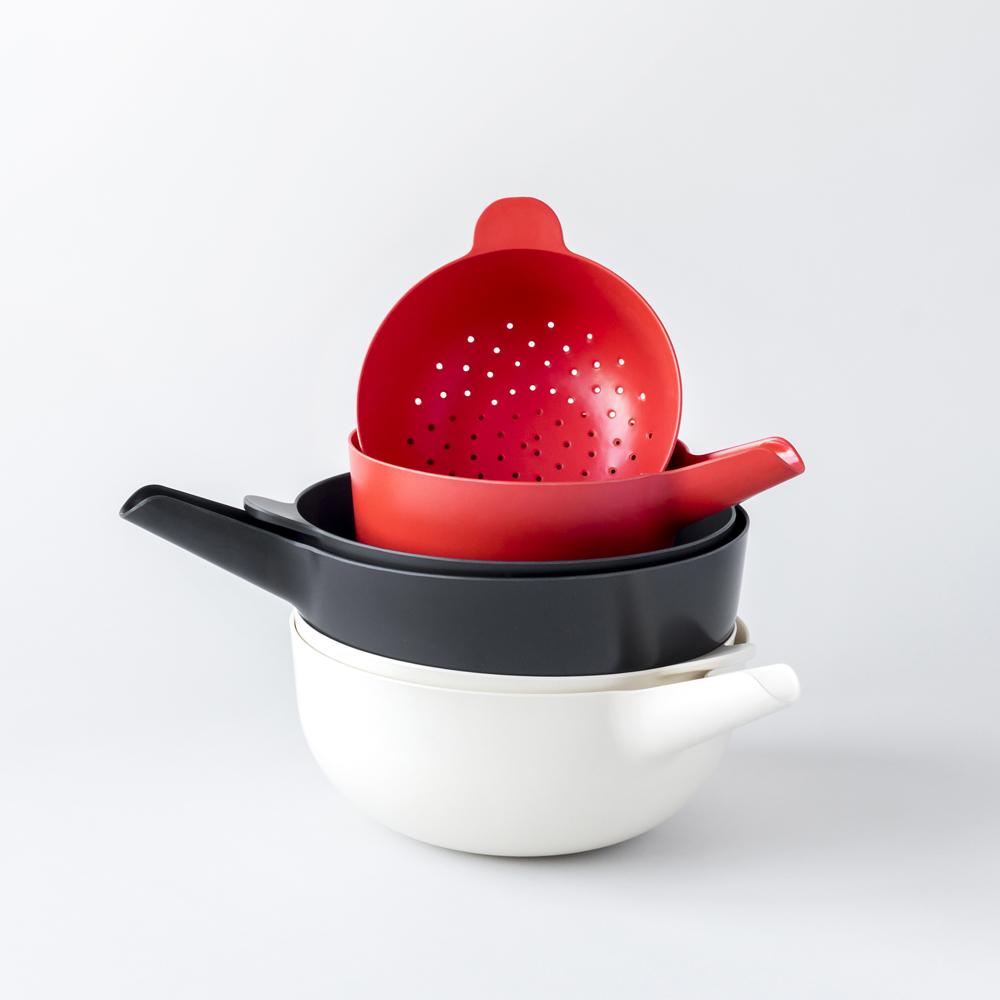 Lace and Lush Large Mixing Bowl and Colander Set