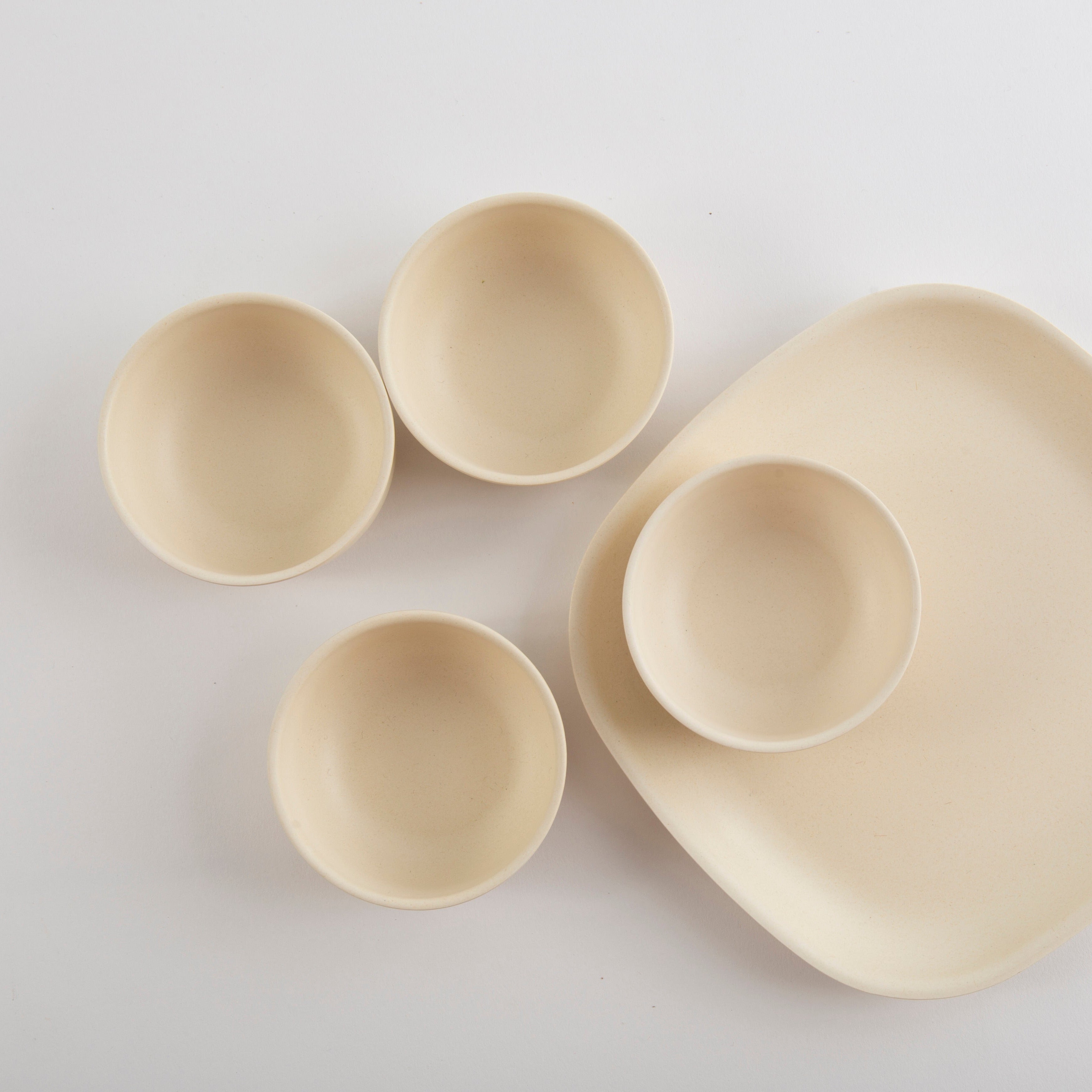 Lace and Lush Large Pinch Bowls - Set of 4
