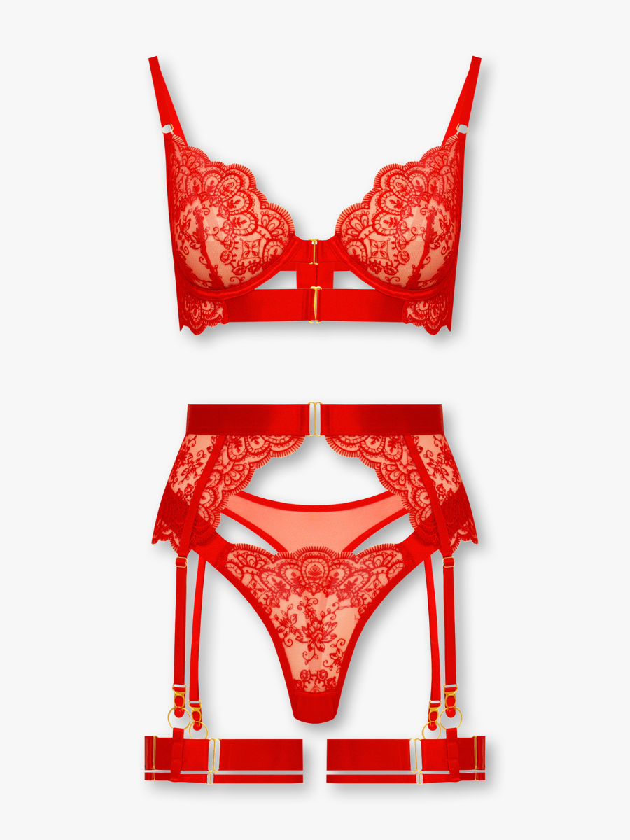 Lace and Lush Valeria Lingerie Set