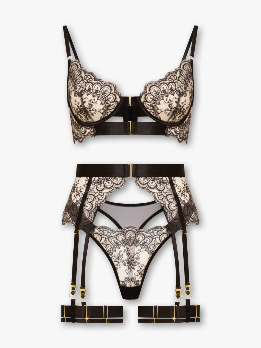Lace and Lush Valeria Lingerie Set