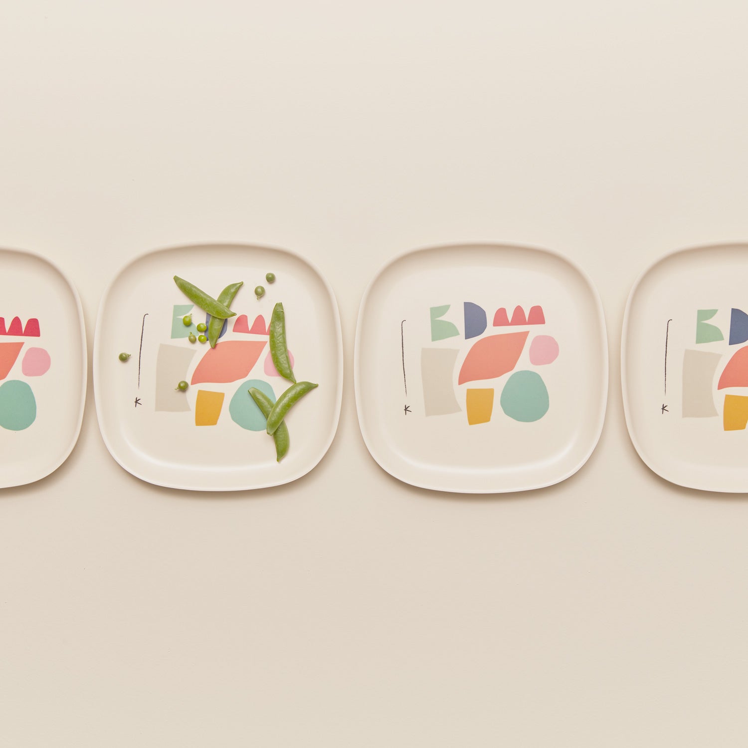 Lace and Lush Illustrated Medium Plate Set