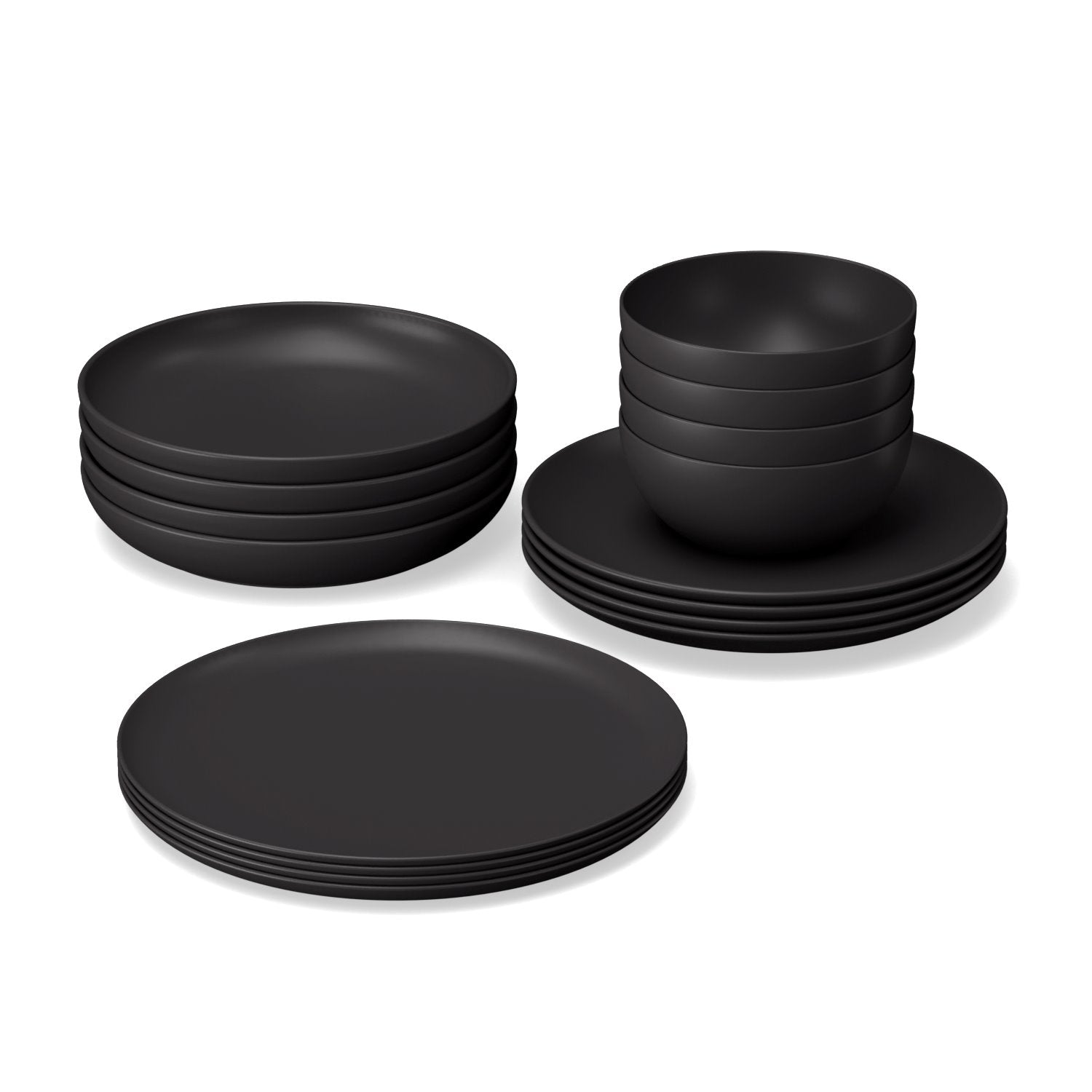 Lace and Lush Round Deep Plate - Set of 4