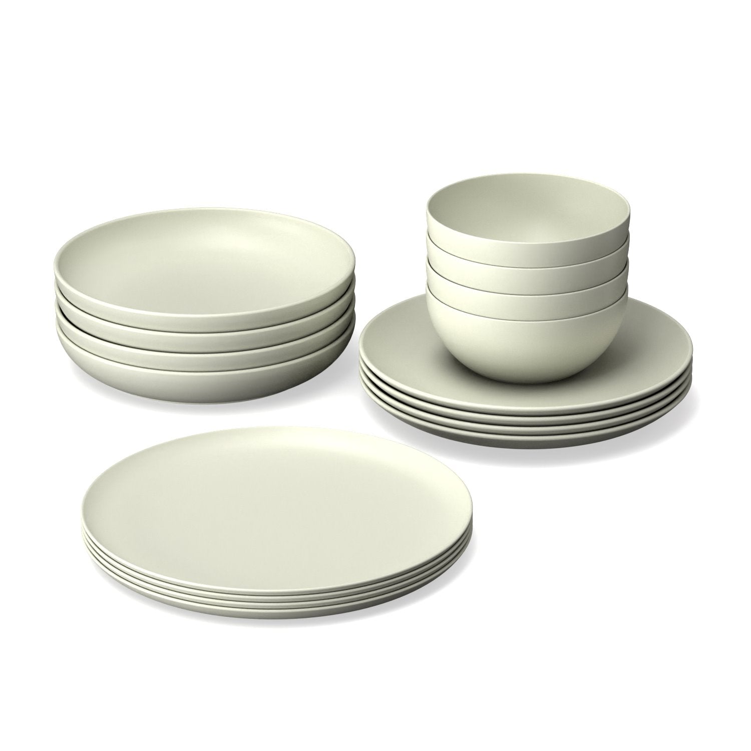 Lace and Lush Round Deep Plate - Set of 4