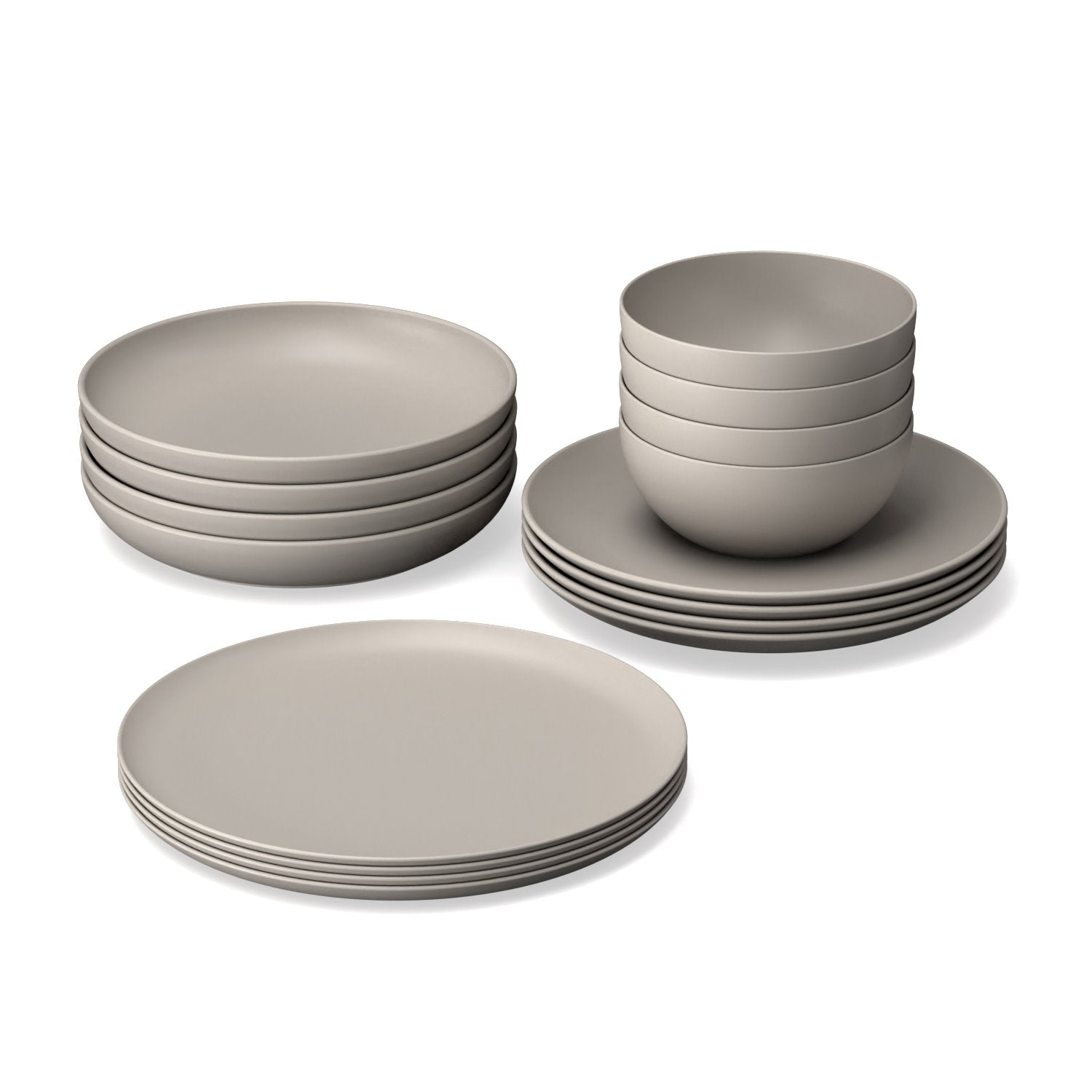 Lace and Lush Round Deep Plate - Set of 4