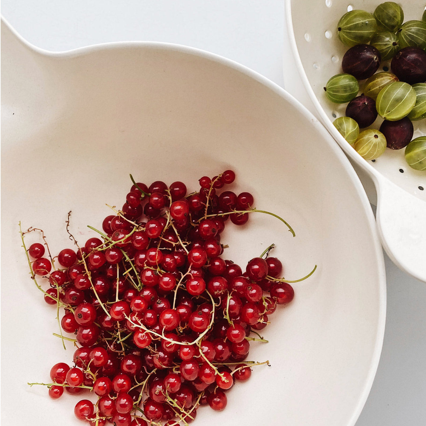 Lace and Lush Large Mixing Bowl and Colander Set