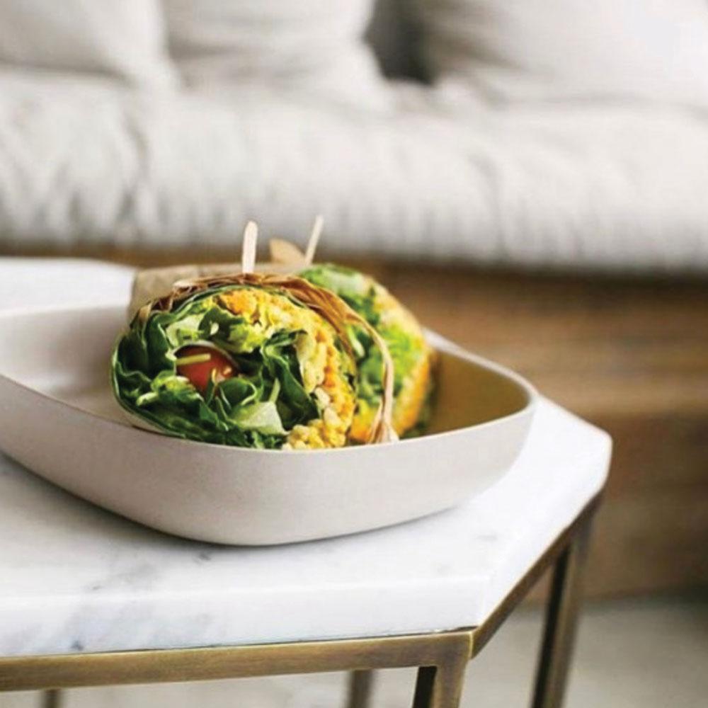 Lace and Lush Pasta Salad Bowl - Set of 4