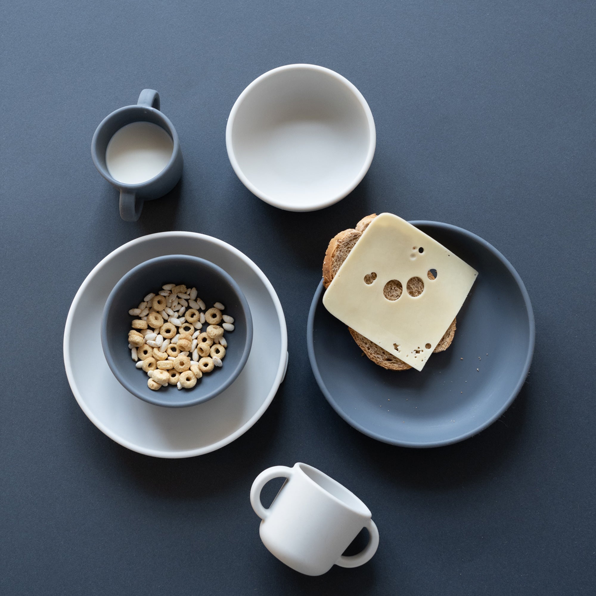 Lace and Lush Silicone Suction Baby Plate Set